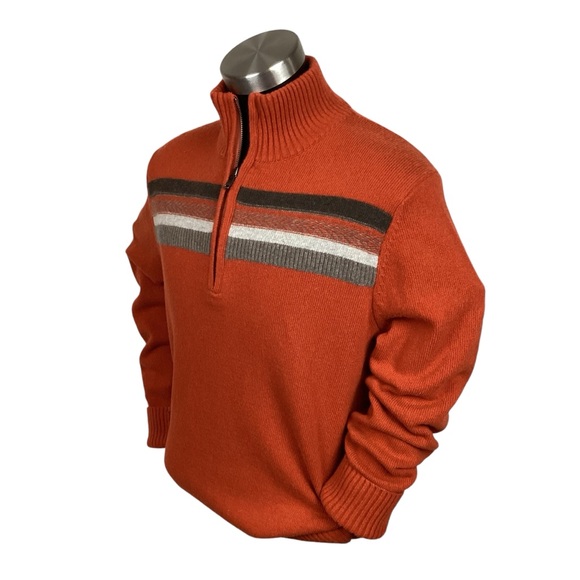 Banana Republic Merino Wool 1/4 Zip Turtleneck Sweater - Picture 2 of 11